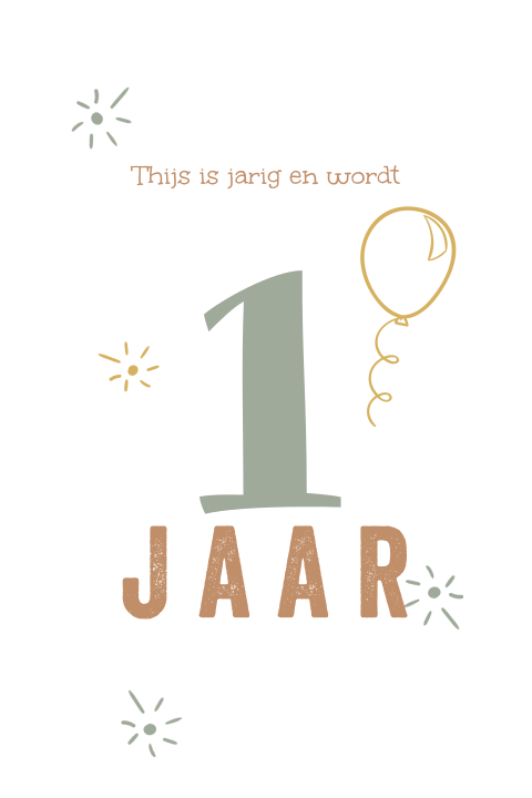 Uitnodiging Verjaardag Jaar