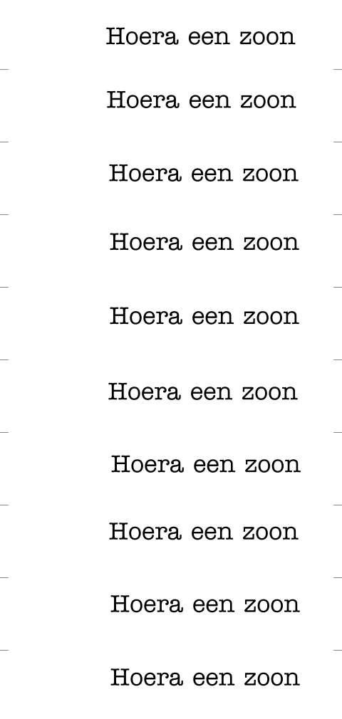 DIY-label Hoera Een Zoon