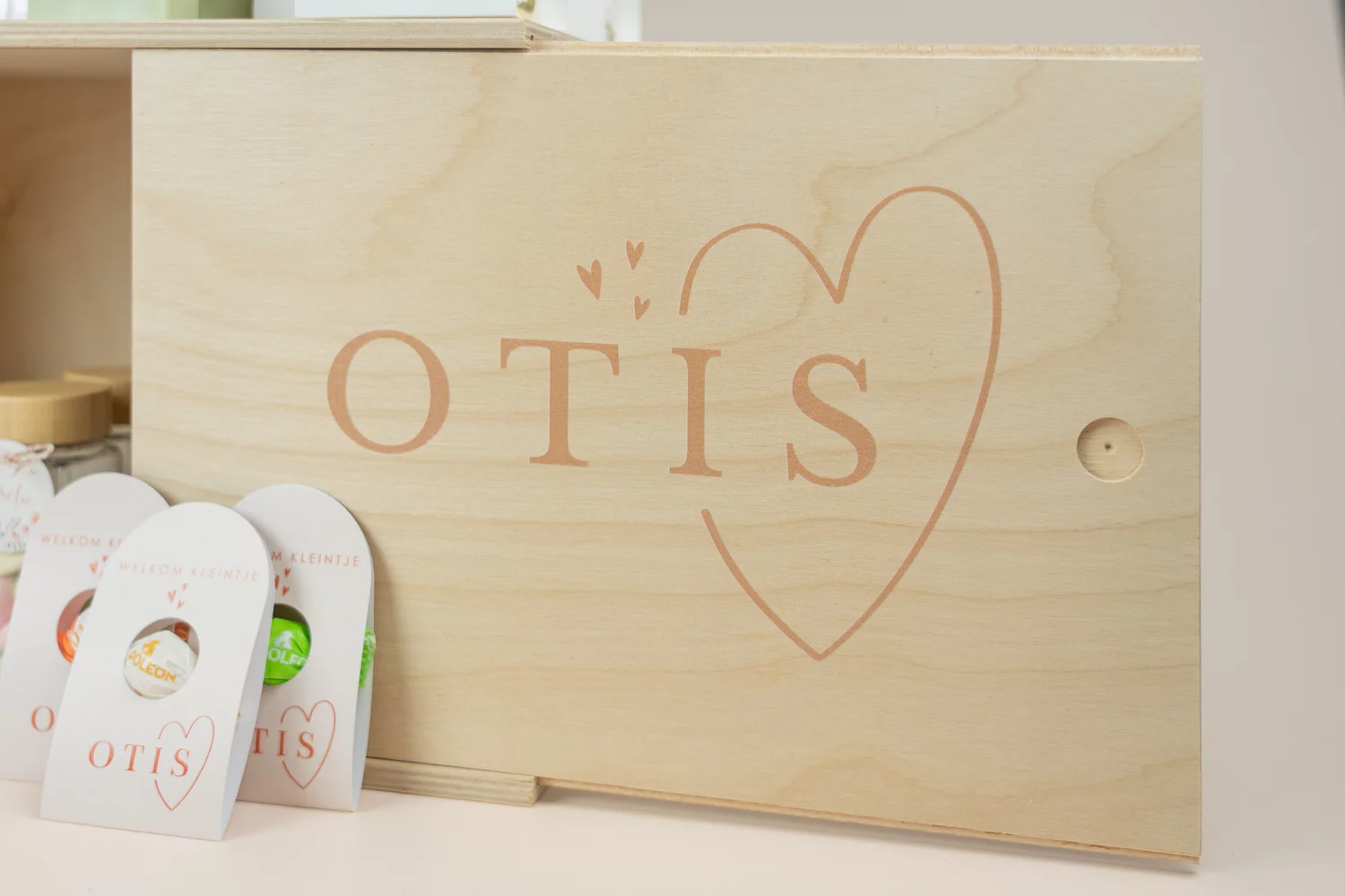 Houten presentatiekist