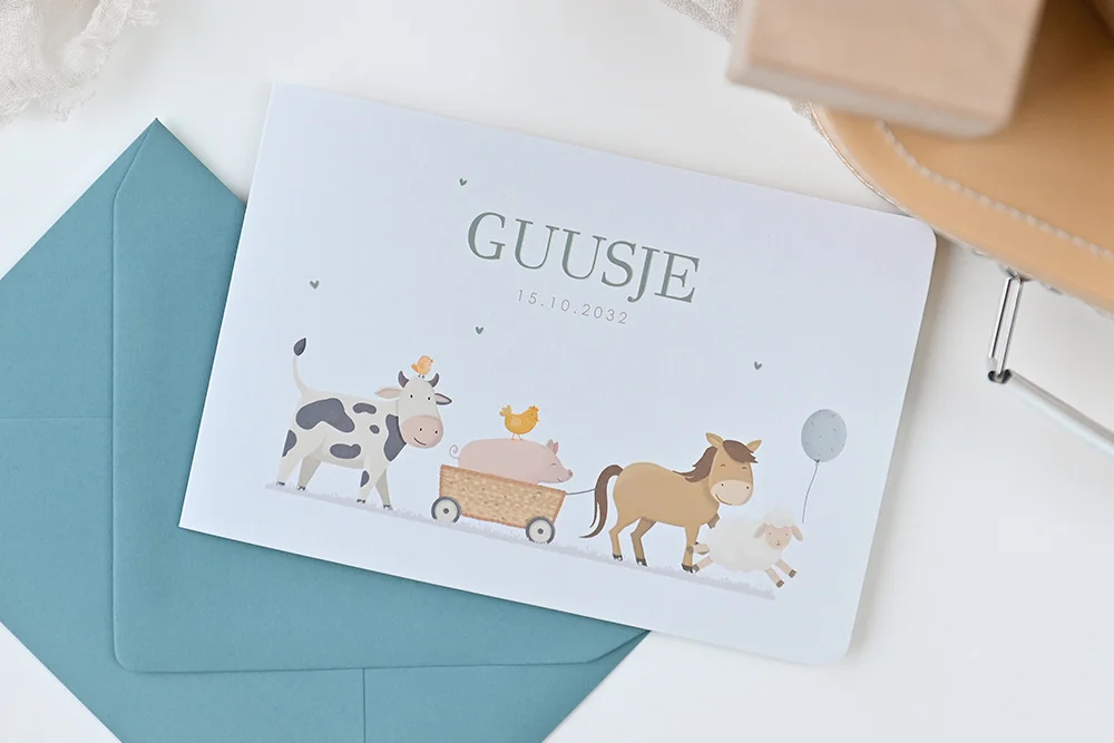 Geboortekaartje schaap