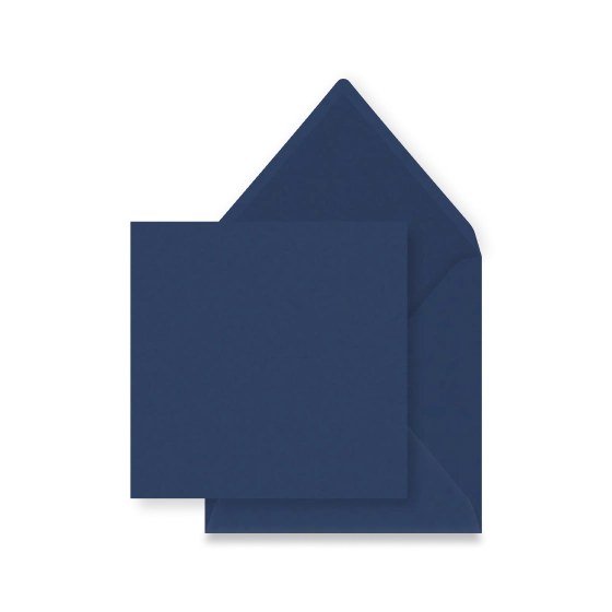 Donkerblauwe envelop