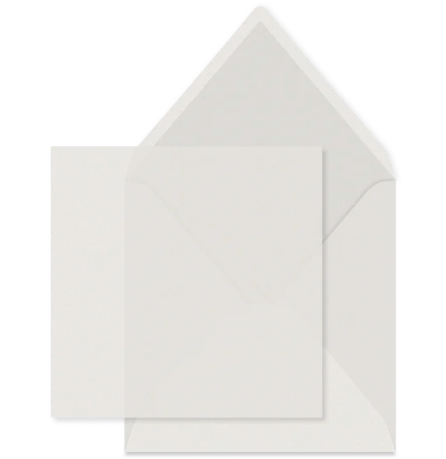 Transparante envelop