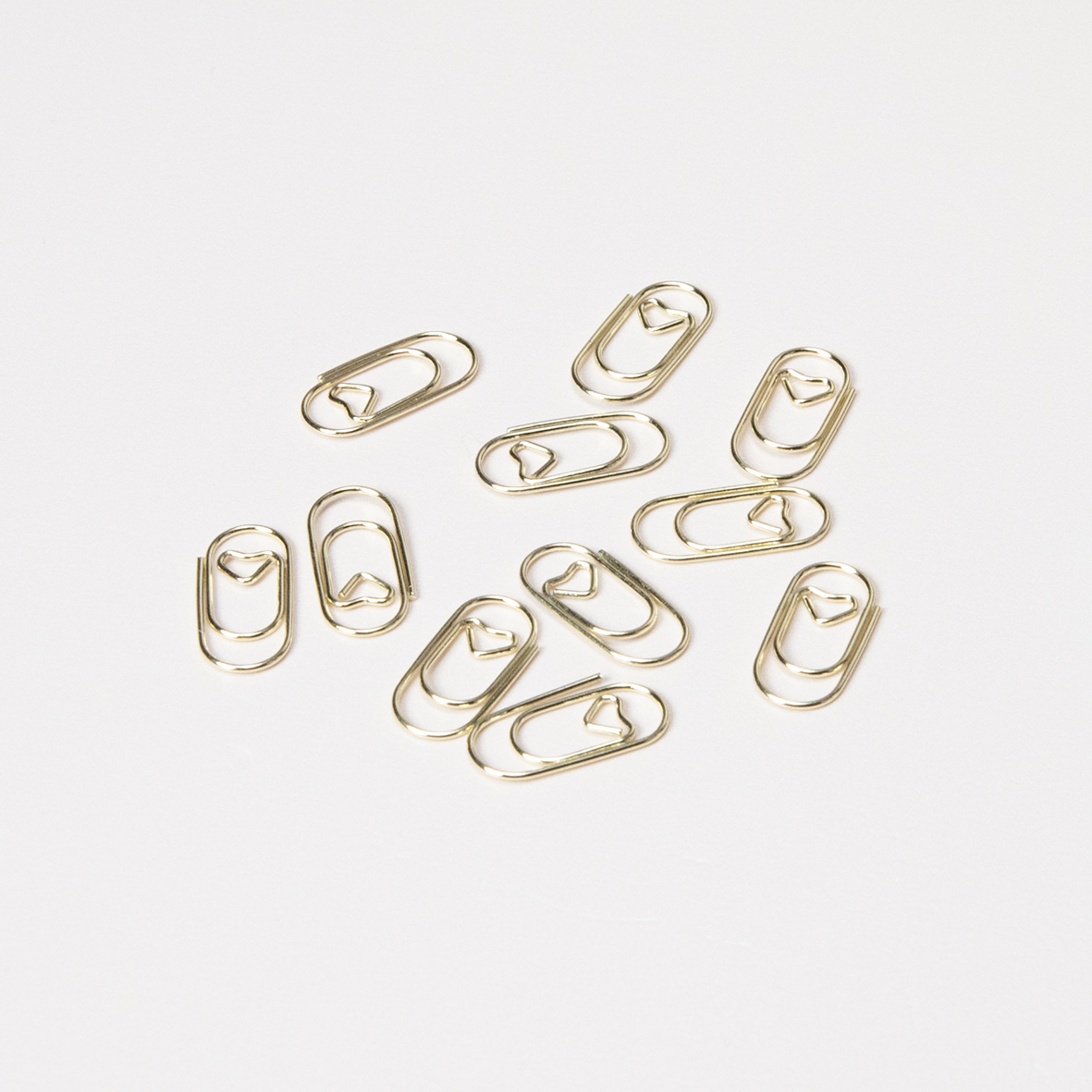 Gouden mini paperclip