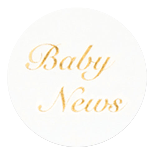 Sluitzegel rondje baby news